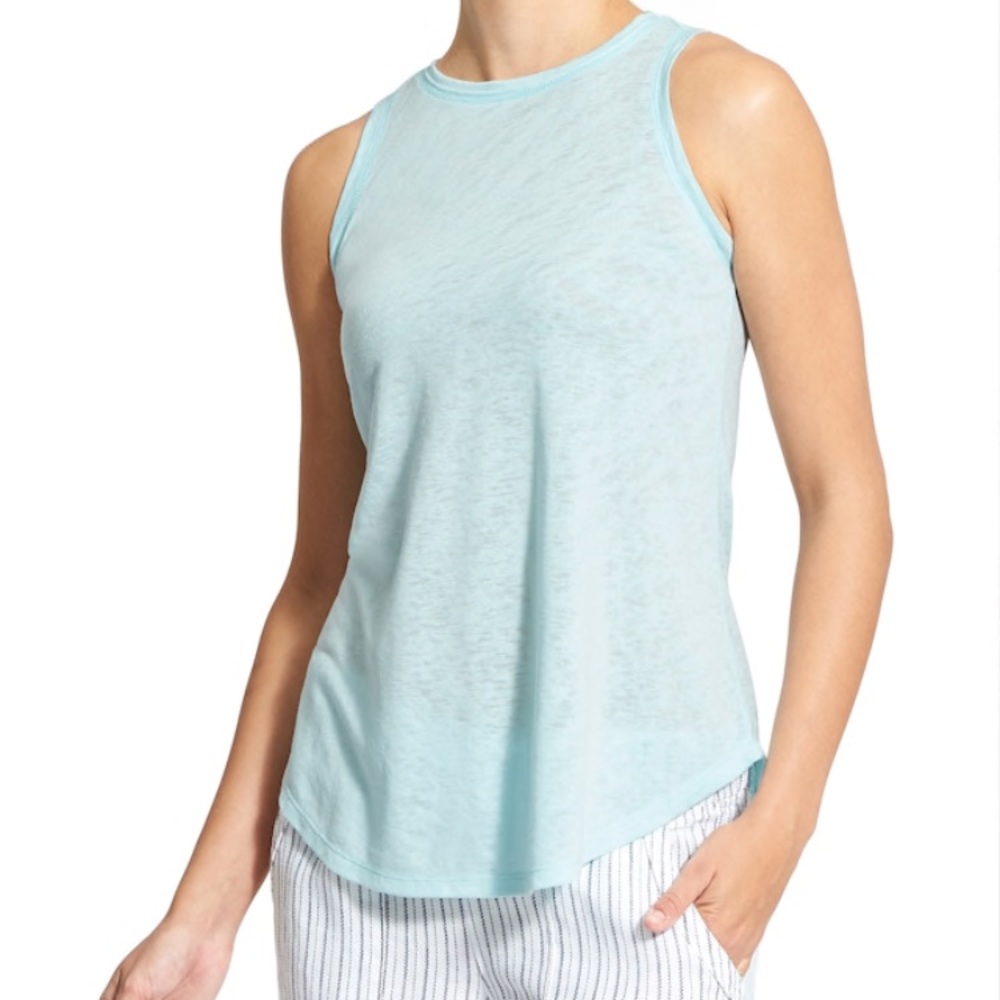Athleta seafoam green Breezy tank L